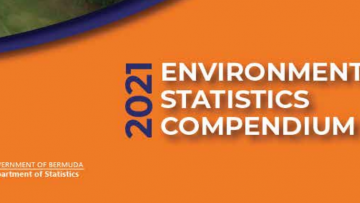 Cover page of the Environment Statistics Compendia 2021 of Bermuda