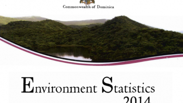 Cover page of the Environment Statistics Compendia 2014 of Dominica
