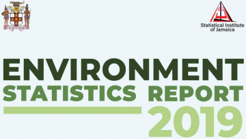 Cover page of the Environment Statistics Report 2019 of Jamaica