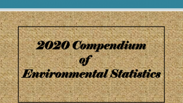 Cover page of the Environment Statistics Compendia 2020 of St Vincent and the Grenadines