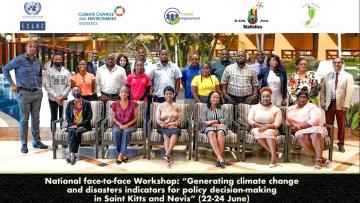 Group photo of the workshop participants in Saint Kitts and Nevis