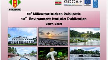 Cover page of the Environment Statistics Compendia 2021 of Suriname