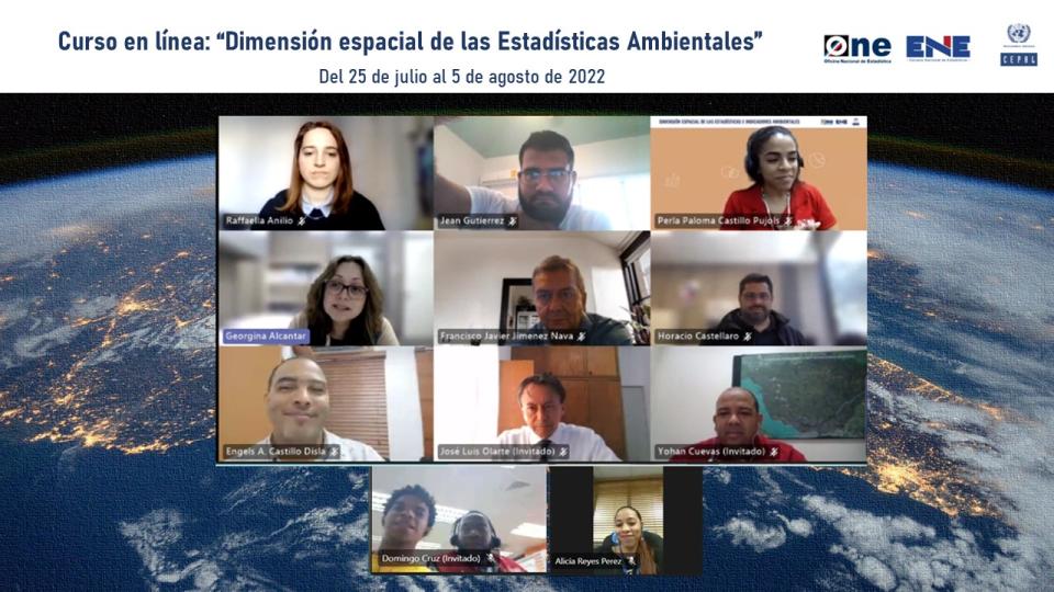 Curso online “Dimensión espacial de las Estadísticas Ambientales” 