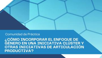 Flyer de taller Comunidad de Práctica de CEPAL que expone el titular, fecha y horario del encuentro.