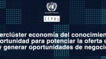 Portada lanzamiento interclúster sobre economía del conocimiento