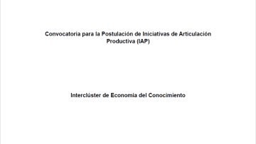 Imagen portada bases convocatoria interclúster
