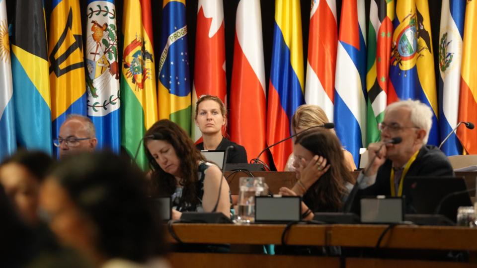 Fotografía del evento presencial "Grupo de Aprendizaje de la Revisión de Políticas de Transformación Productiva organizada en el marco de la Iniciativa de la OCDE para el diálogo de políticas sobre Cadenas Globales de Valor, Transformación Productiva y Desarrollo".