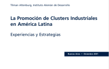 La promoción de los clusters industriales en América Latina
