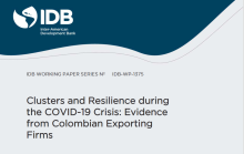 Clusters and resilience during the COVID-19 Crisis