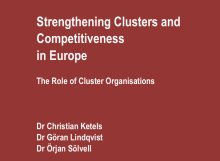 Strengthening clusteres and competitiveness in Europe