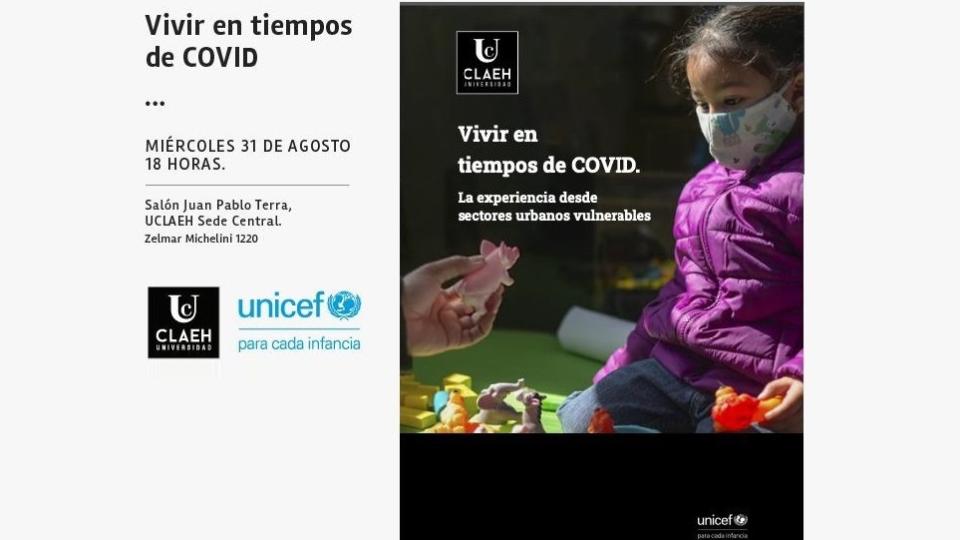Invitación a presentación del informe "vivir en tiempos de Covid"
