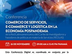 Logo Comercio de Servicios y logística economía pandemia